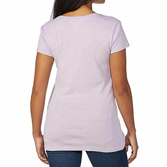 KIRKLAND Signature Ladies' Cotton V-Neck Tee - NWT - Lavender - Picture 2 of 2